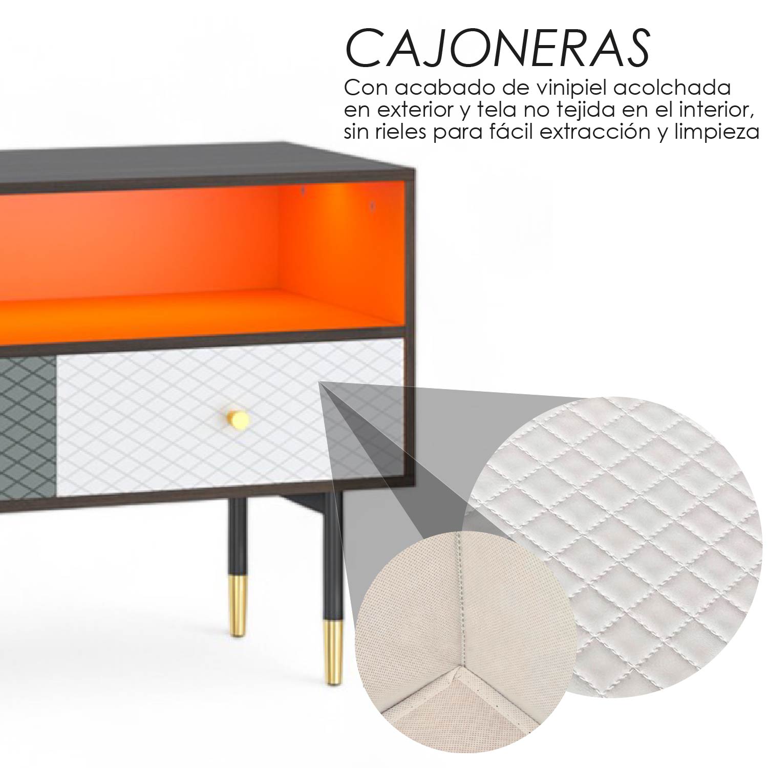 Foto 7 | Mesa para Televisión Ilios Innova Tv1003 Multicolor