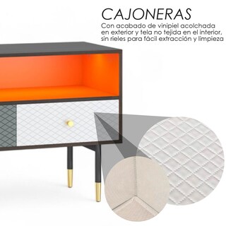 Foto 7 | Mesa para Televisión Ilios Innova Tv1003 Multicolor