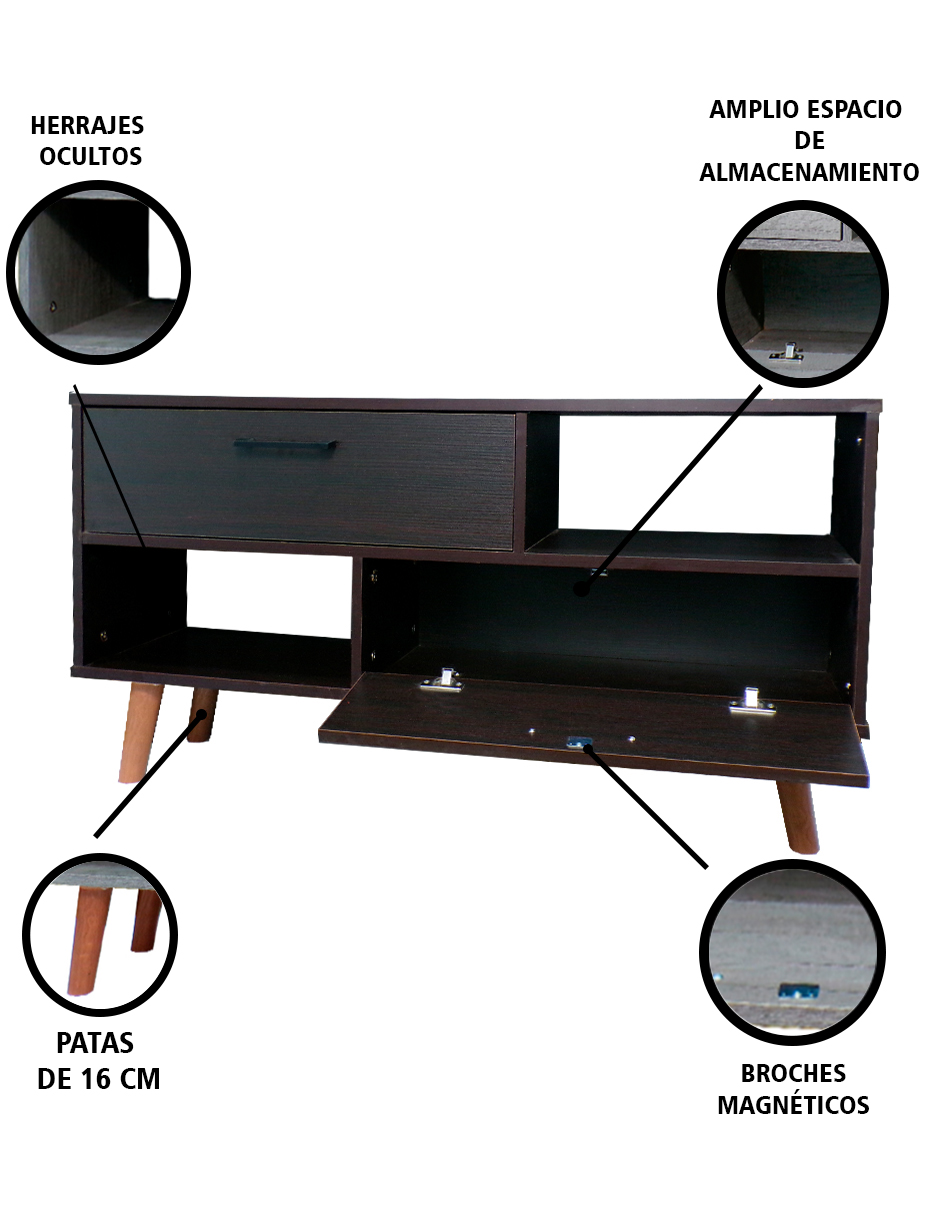 Foto 7 | Mueble para Tv Artemis Marrón