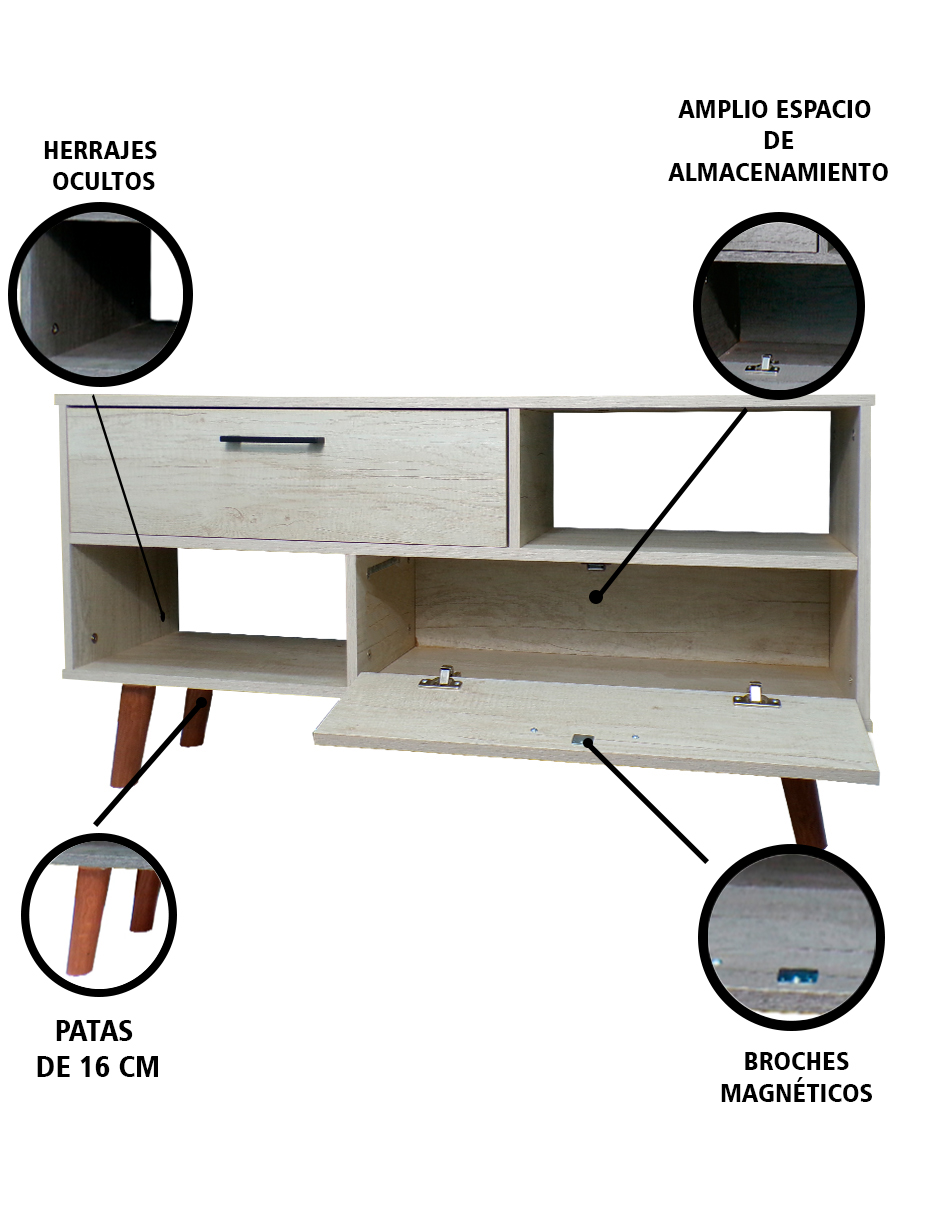 Foto 8 pulgar | Mueble para Tv Artemis Beige