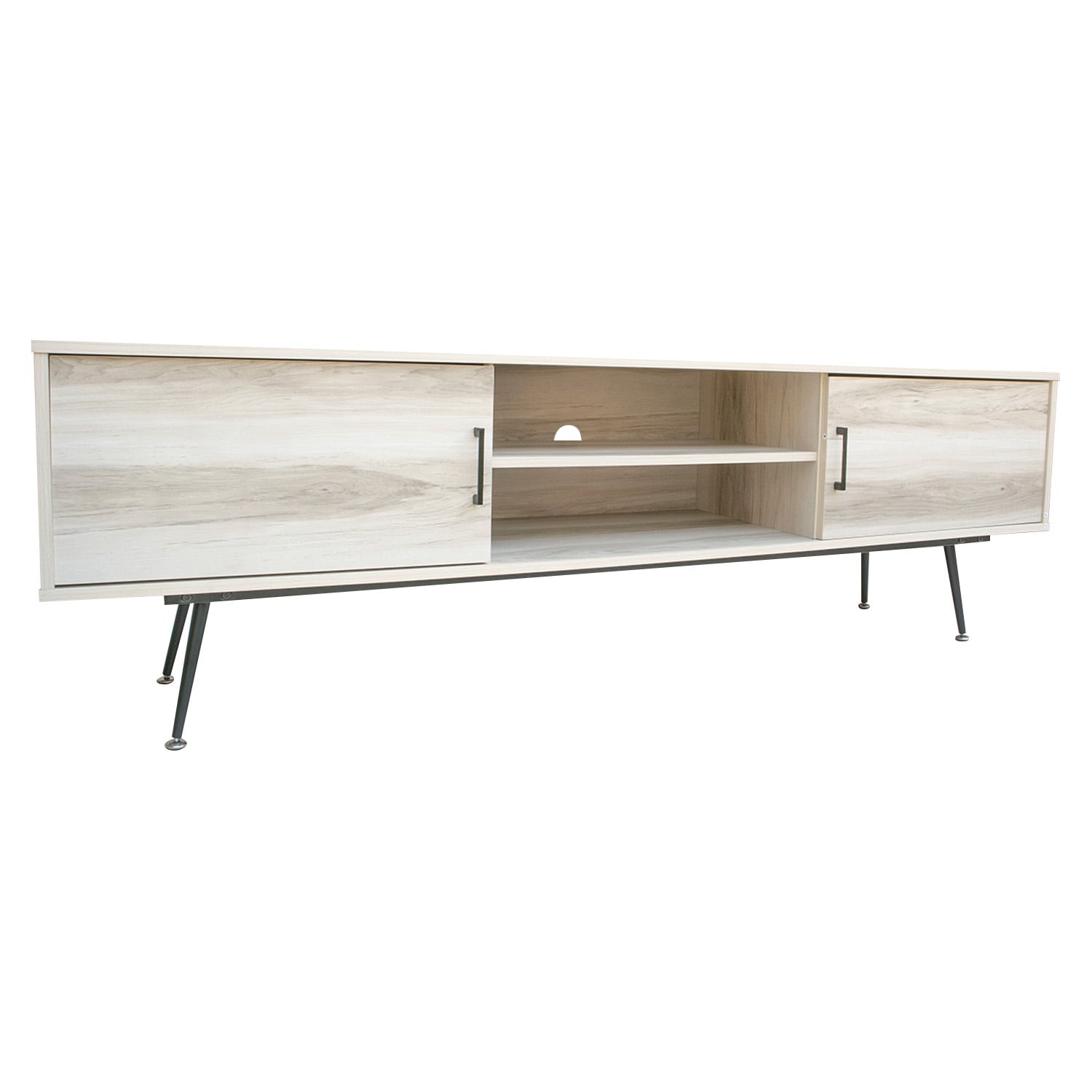 Mesa de Tv Bossa Tuvalu White Wash Oak $3,699