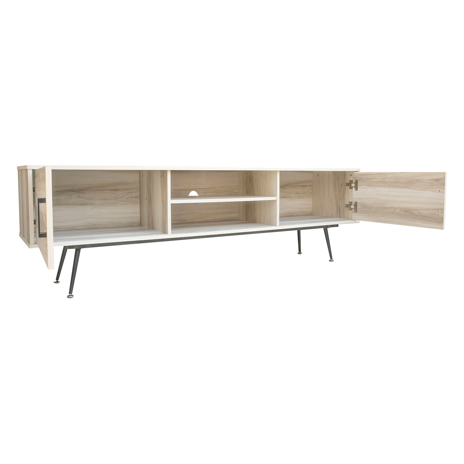 Foto 7 | Mesa de Tv Bossa Tuvalu White Wash Oak