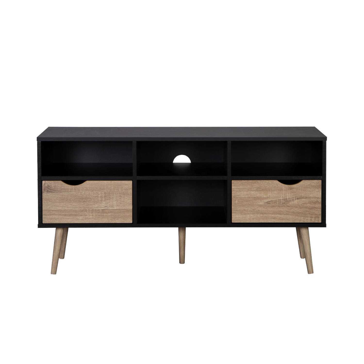 Foto 5 pulgar | Mueble De Tv Top Living Bolonia Black Nórdico Negro