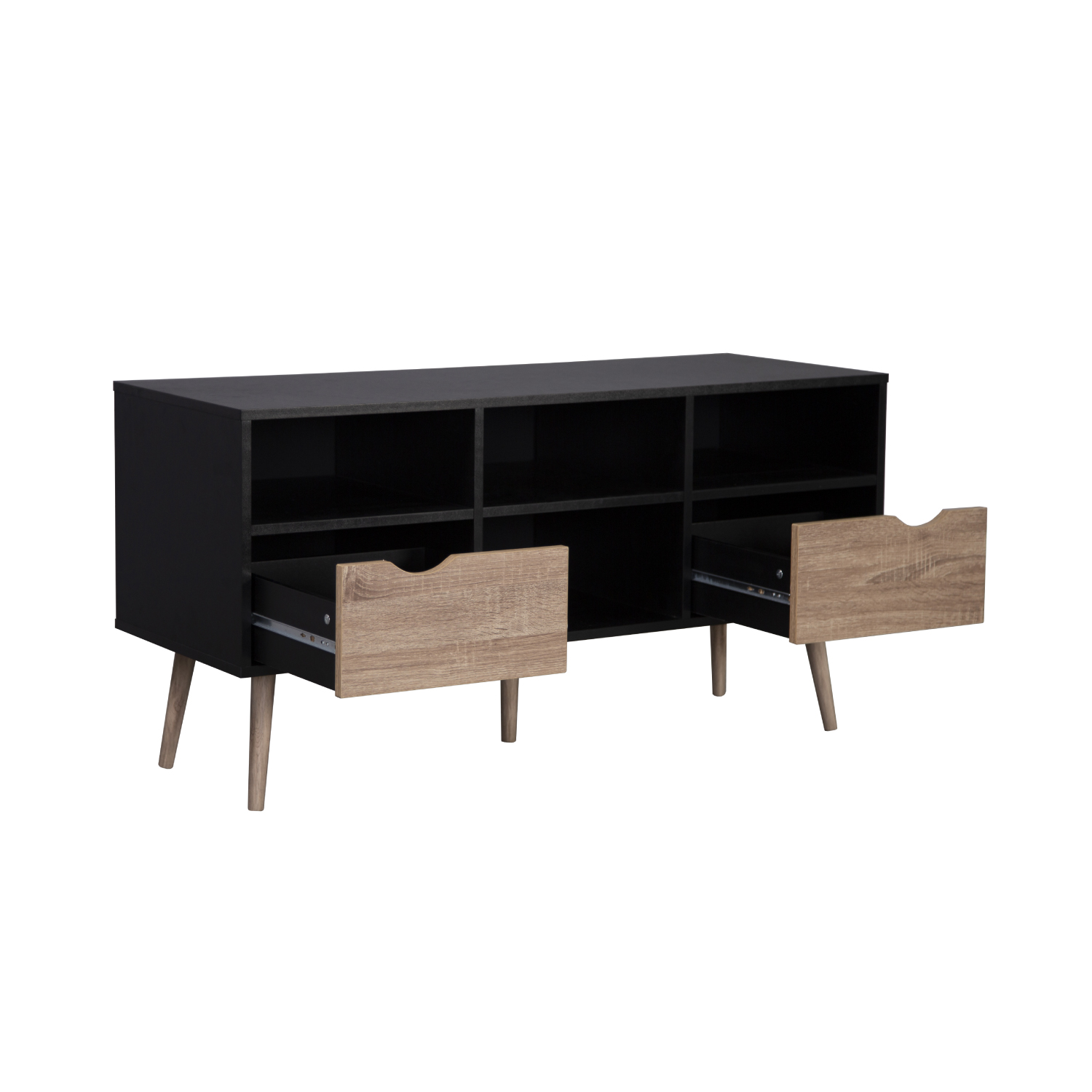 Foto 6 | Mueble De Tv Top Living Bolonia Black Nórdico Negro