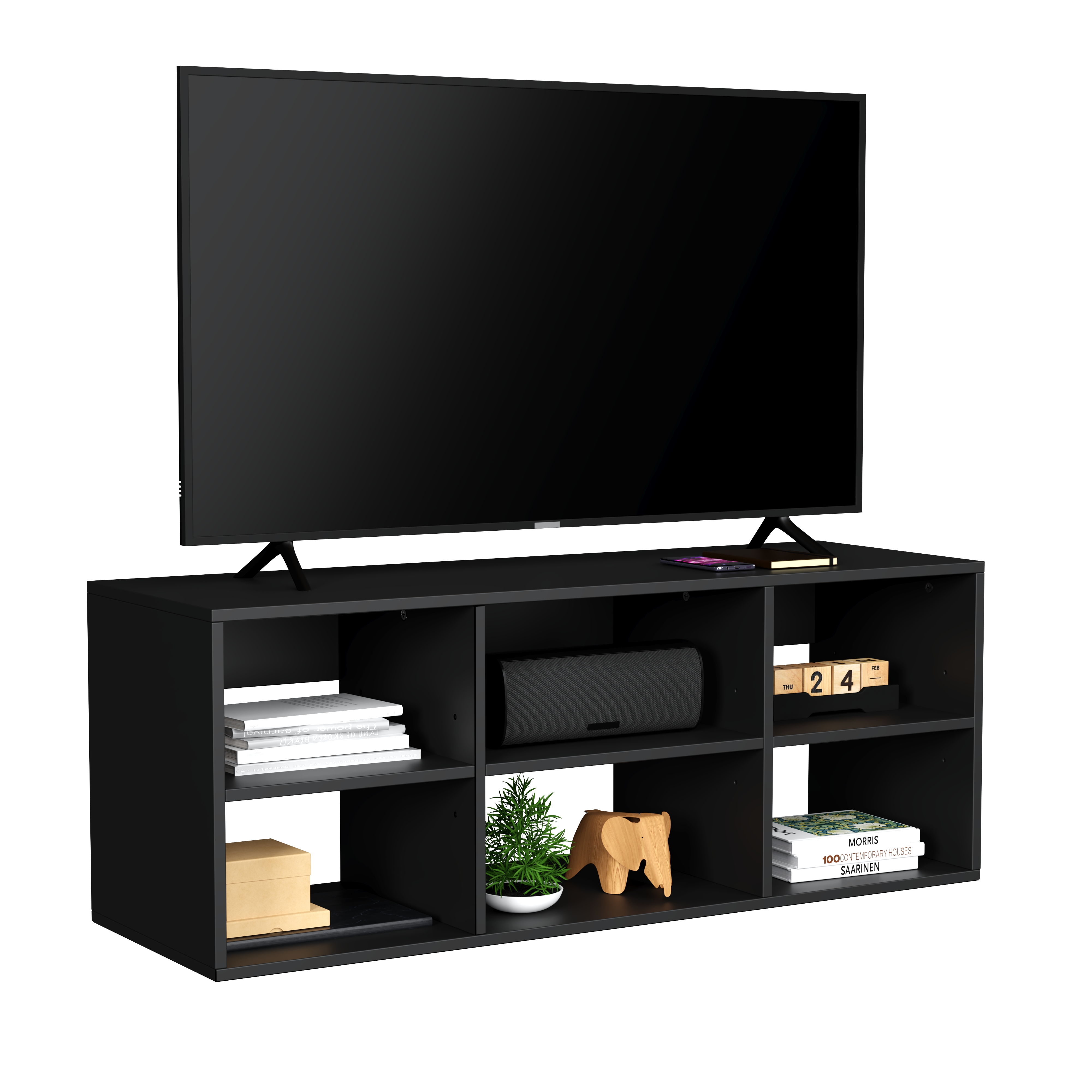 Foto 2 pulgar | Mueble de Tv Zen Moru Negro