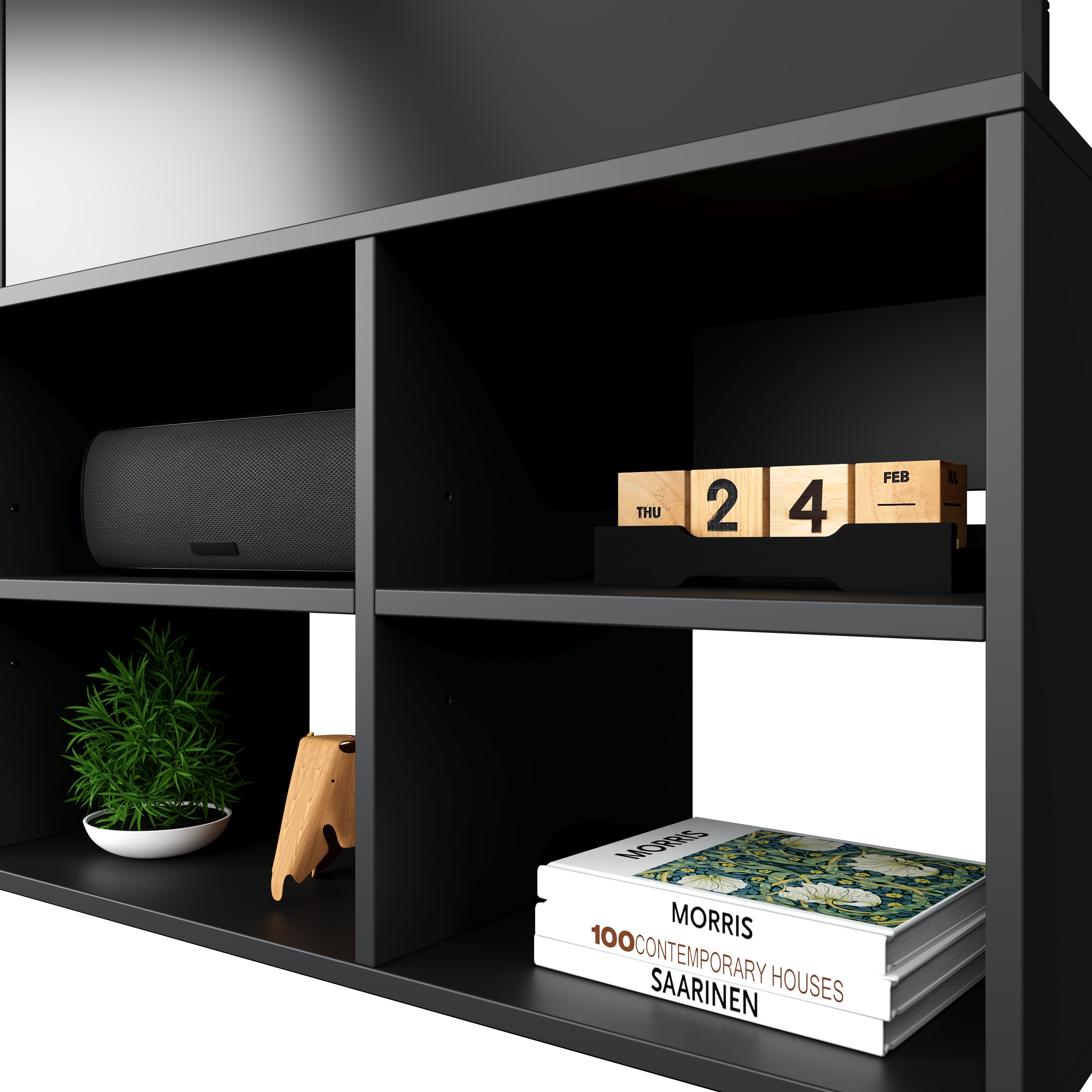 Foto 4 pulgar | Mueble de Tv Zen Moru Negro