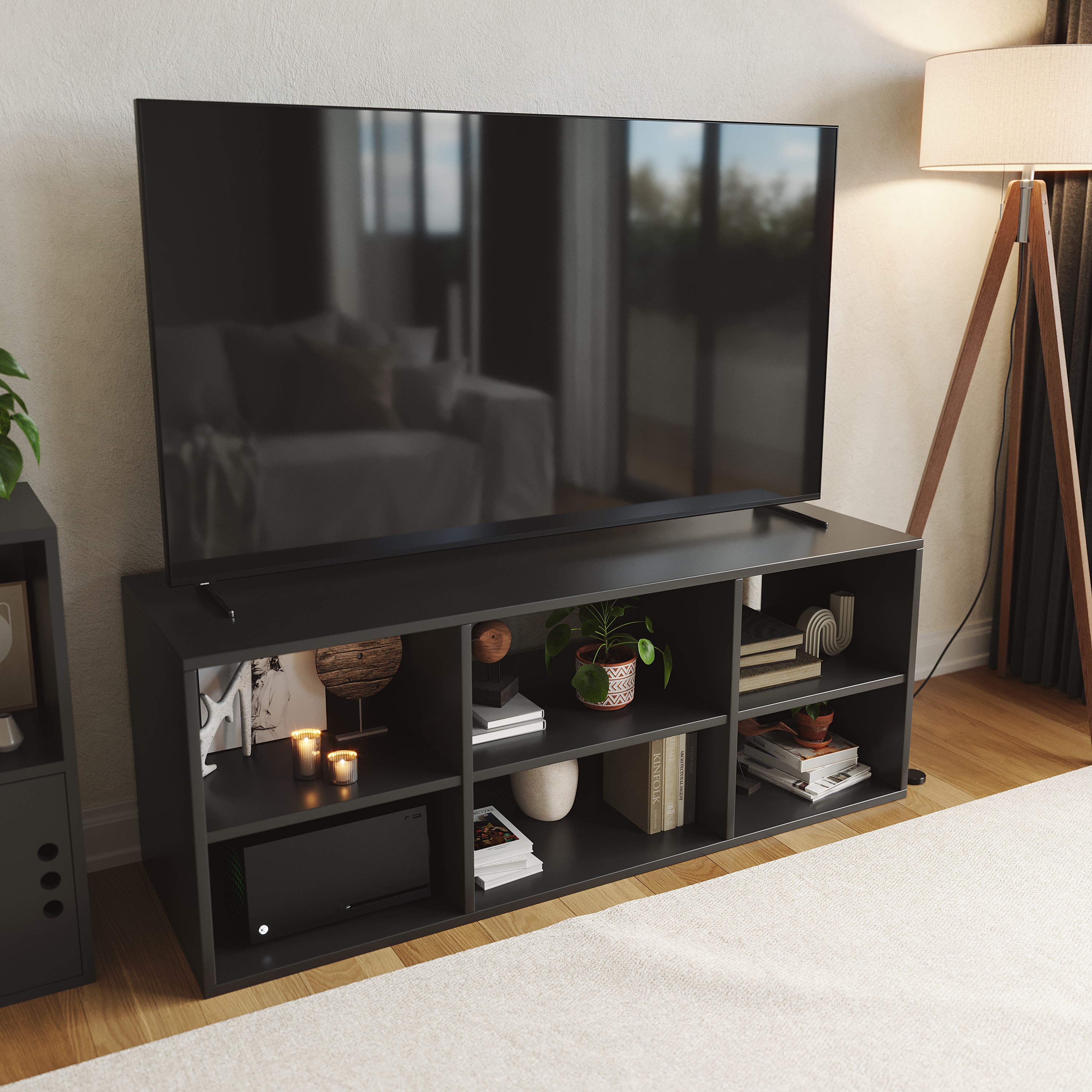 Foto 5 pulgar | Mueble de Tv Zen Moru Negro