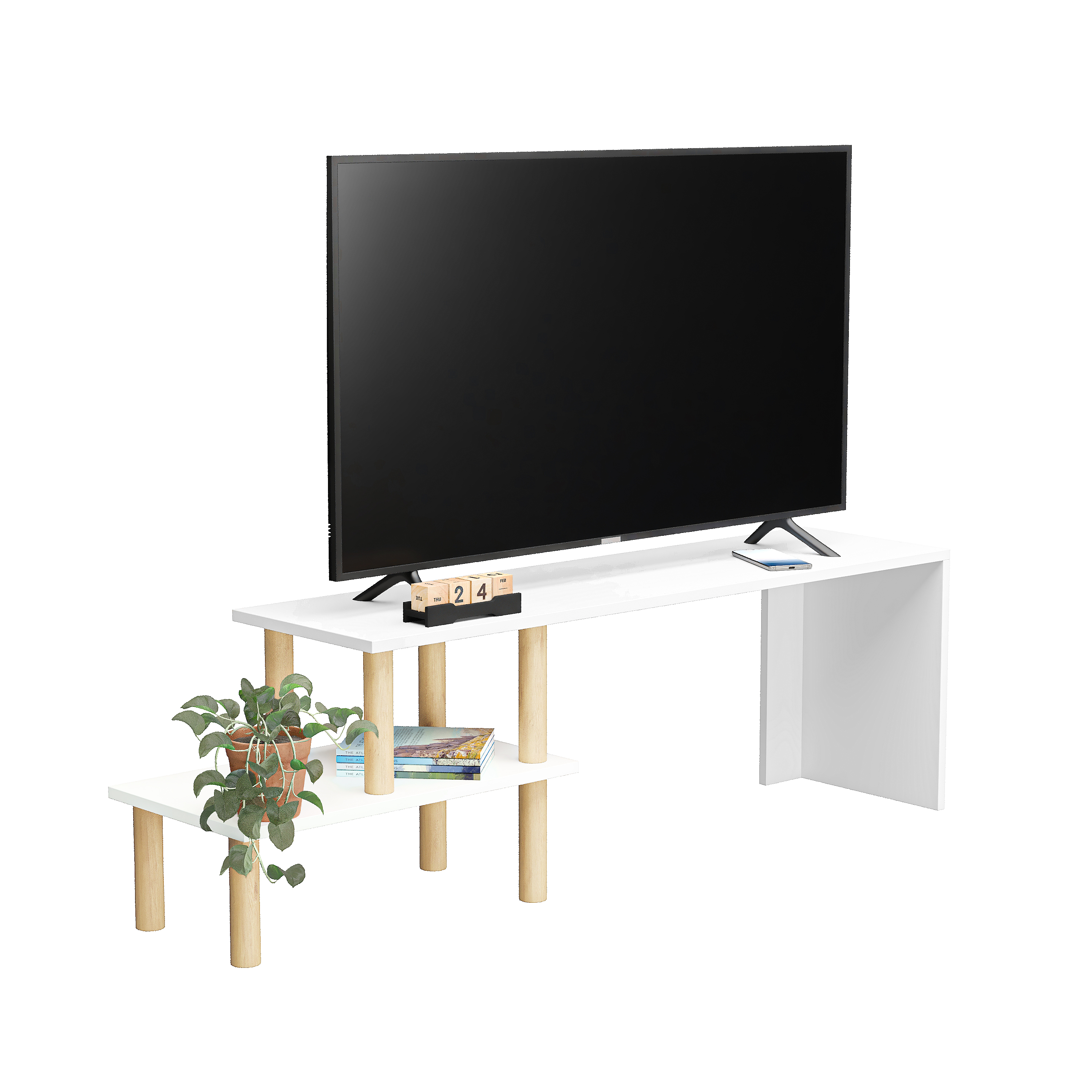 Foto 2 pulgar | Mueble de Tv Moru Play Blanco