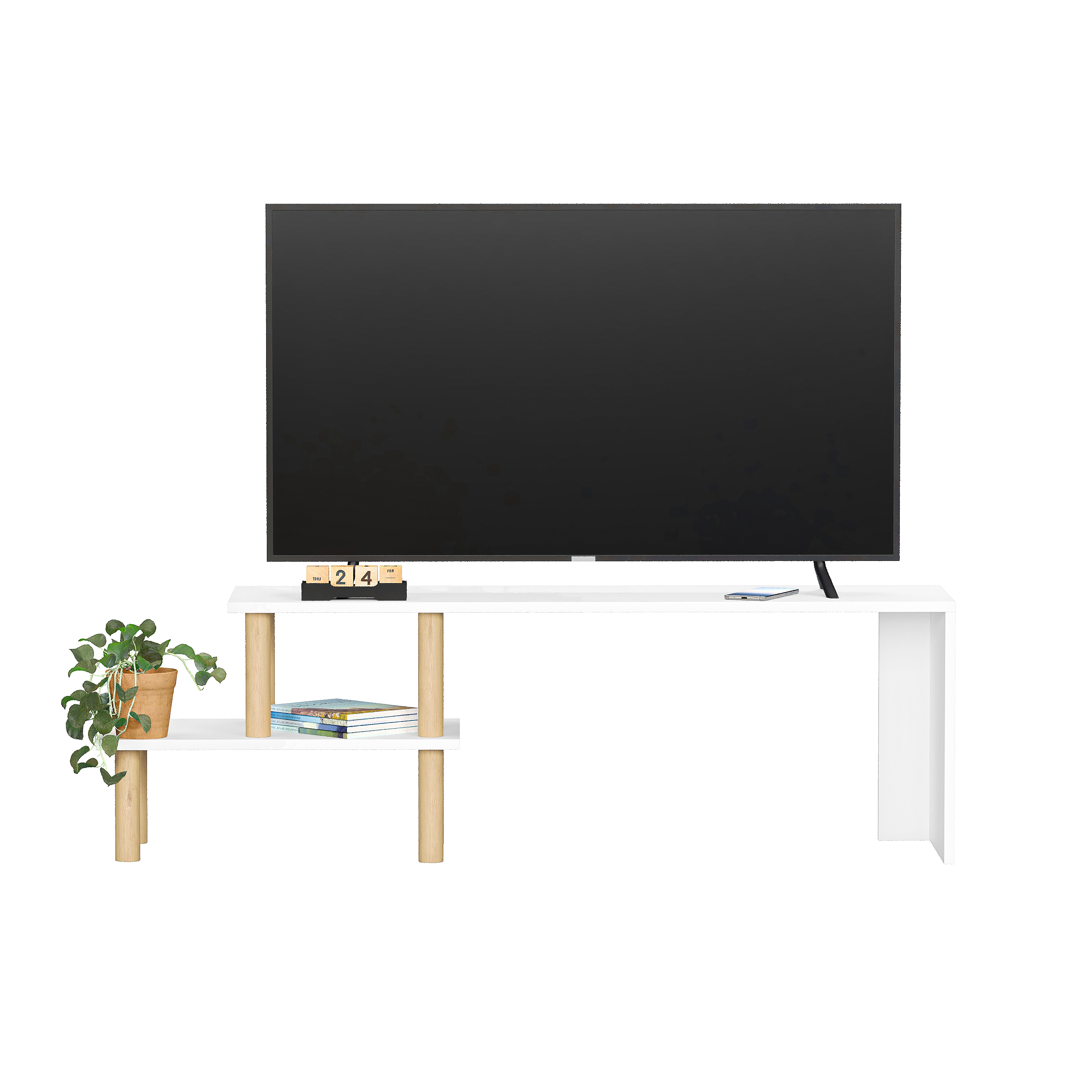 Foto 3 pulgar | Mueble de Tv Moru Play Blanco