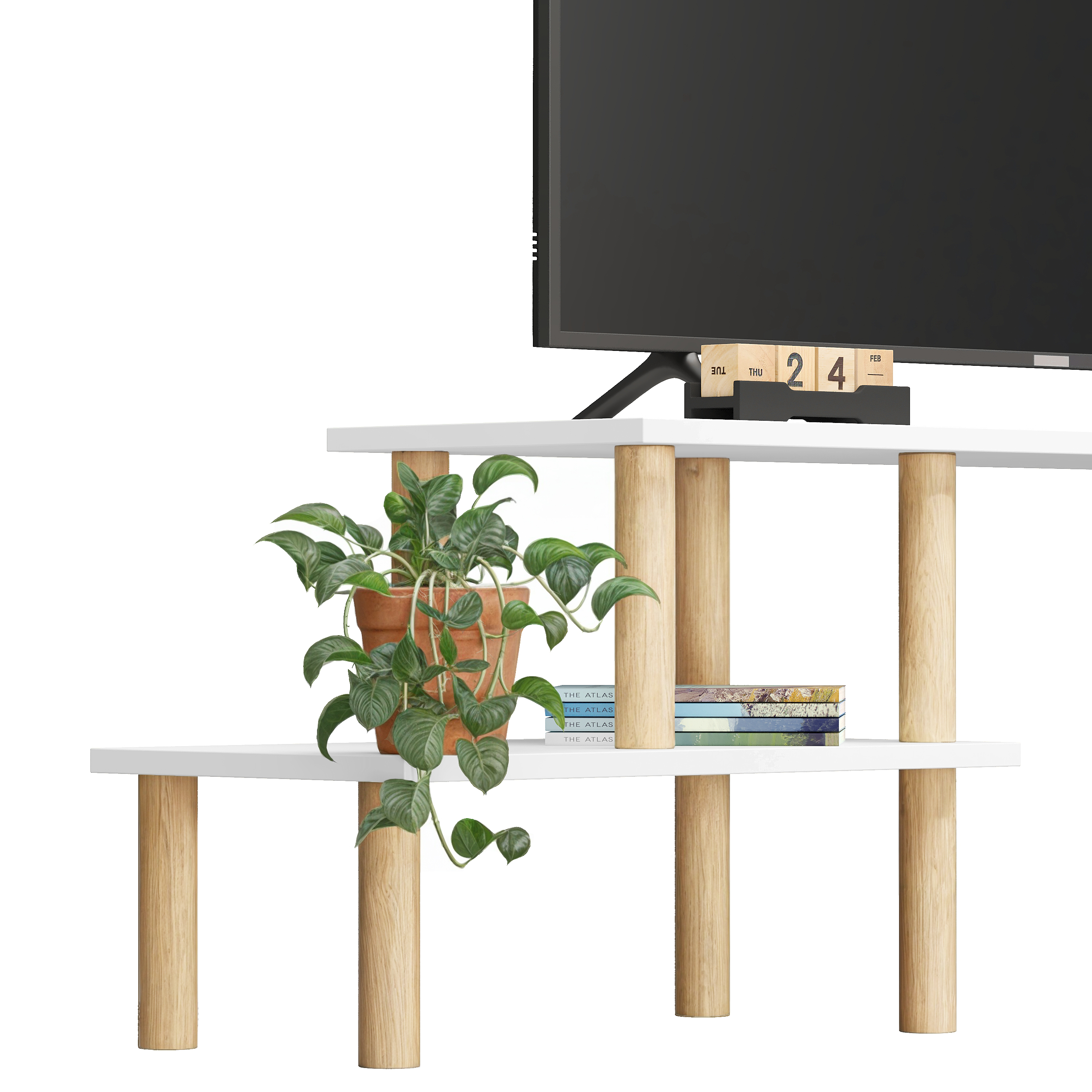 Foto 4 pulgar | Mueble de Tv Moru Play Blanco