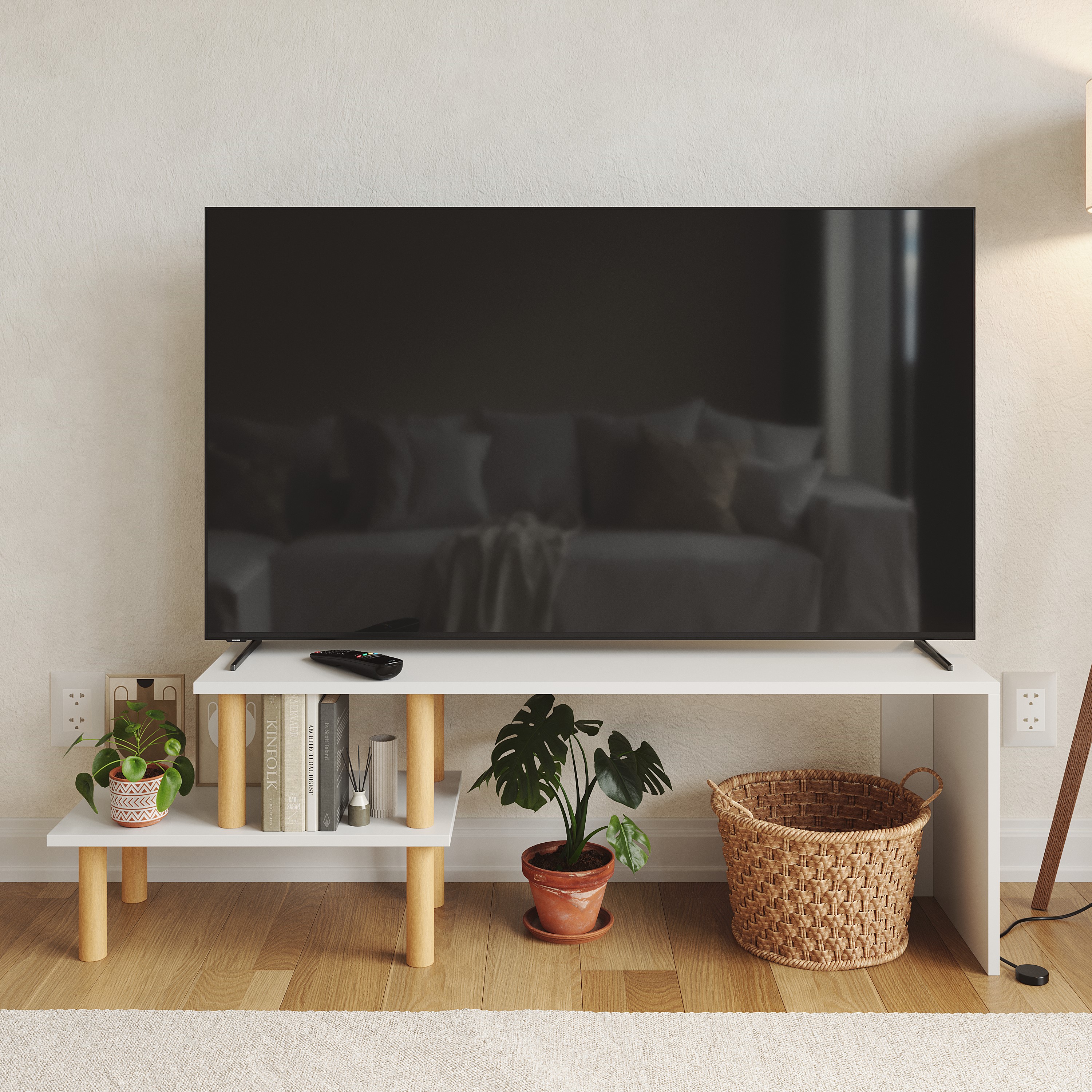 Foto 5 pulgar | Mueble de Tv Moru Play Blanco