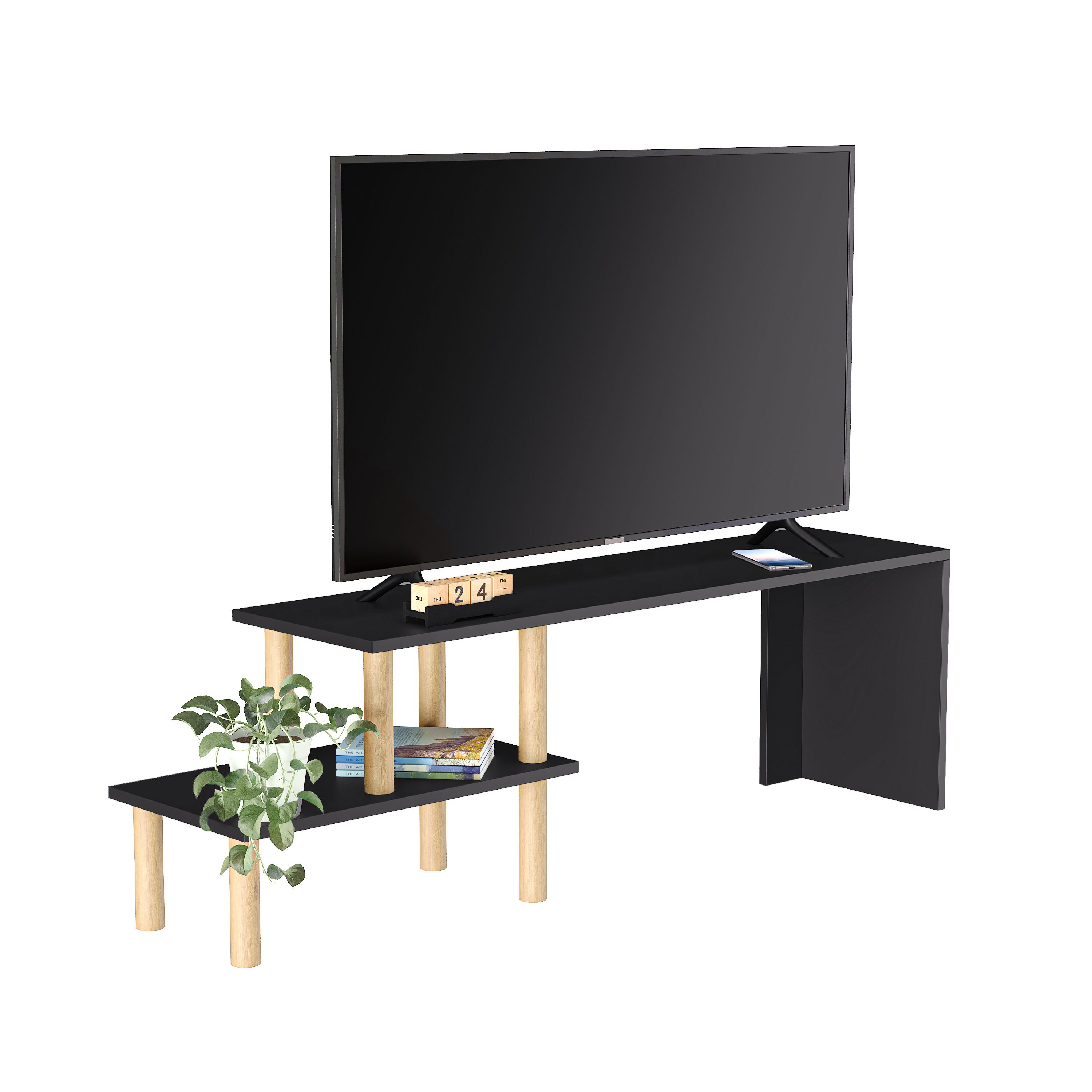 Foto 2 pulgar | Mueble de Tv Moru Play Negro