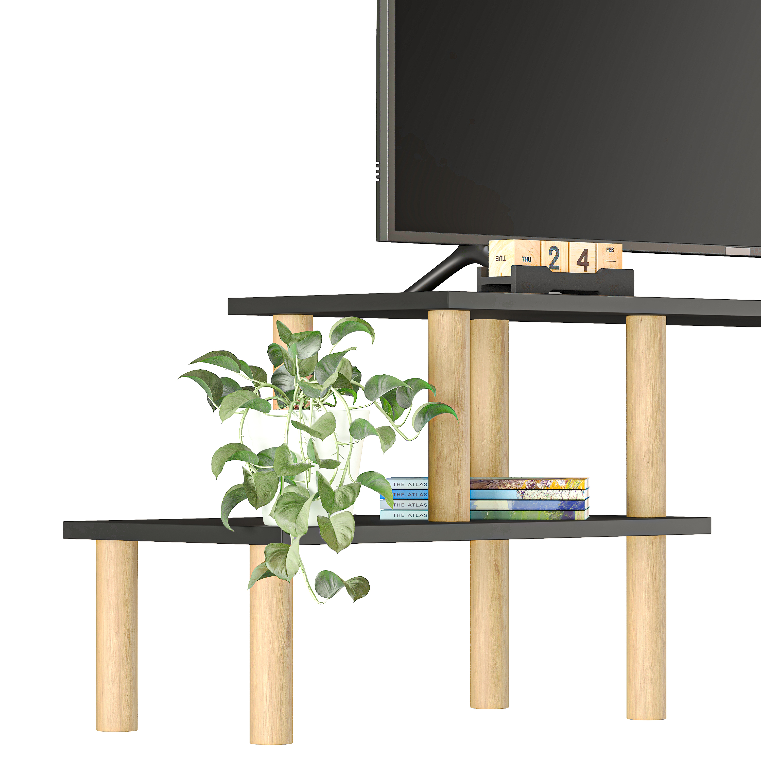 Foto 4 pulgar | Mueble de Tv Moru Play Negro