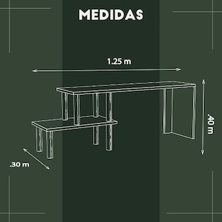 Foto 6 | Mueble de Tv Moru Play Negro