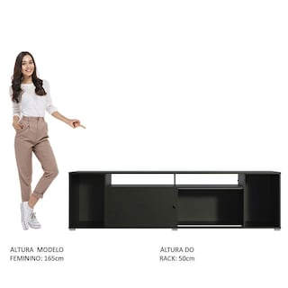 Foto 6 | Mueble para TV Madesa Cancún 65 "