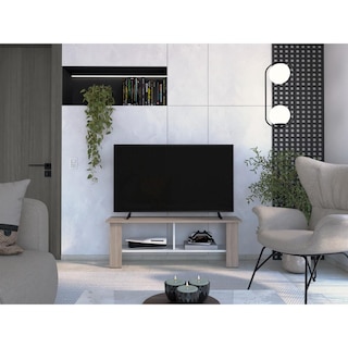 Foto 1 | Mesa Para Tv Navi, Bardolino Y Blanco Marquez, Para Televisor Hasta 65 Pulgadas