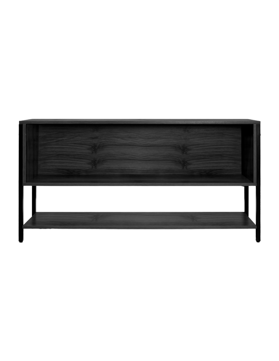 Mueble Para Tv De 50 Pulgadas Con Estante Organizador De 3 Niveles Negro Bluelander