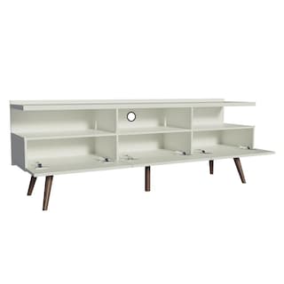 Foto 4 | Mueble Para Tv Hasta 65 Pulgadas Madesa Londres Con Patas Retro Blanco