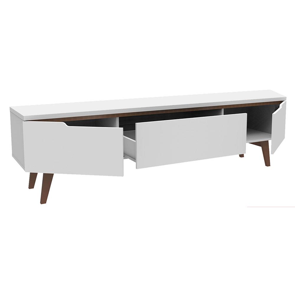 Foto 6 pulgar | Mueble Para Tv Hasta 75 Pulgadas Madesa Reims 2 Puertas 1 Cajón - Blanco