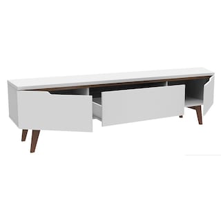 Foto 5 | Mueble Para Tv Hasta 75 Pulgadas Madesa Reims 2 Puertas 1 Cajón - Blanco
