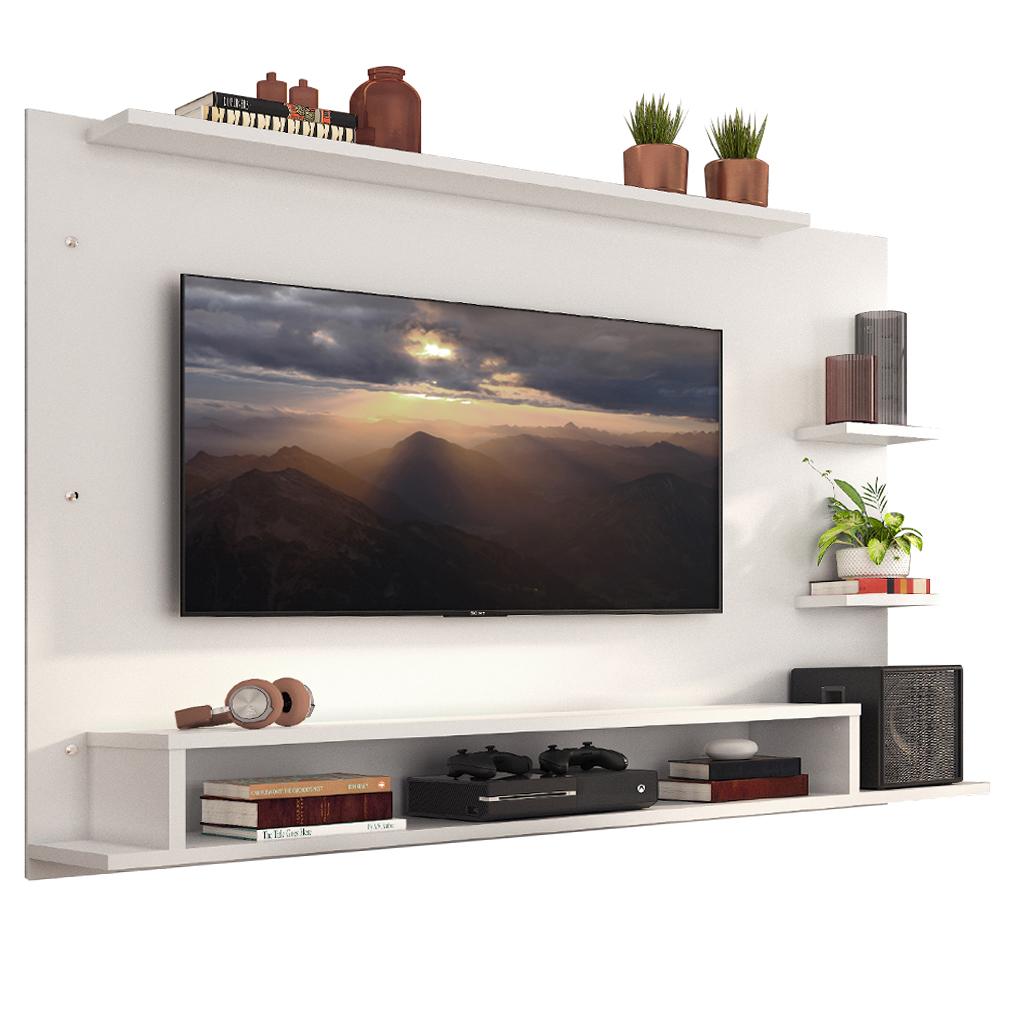 Panel Para Tv Hasta 60 Pulgadas Madesa Alfa Blanco