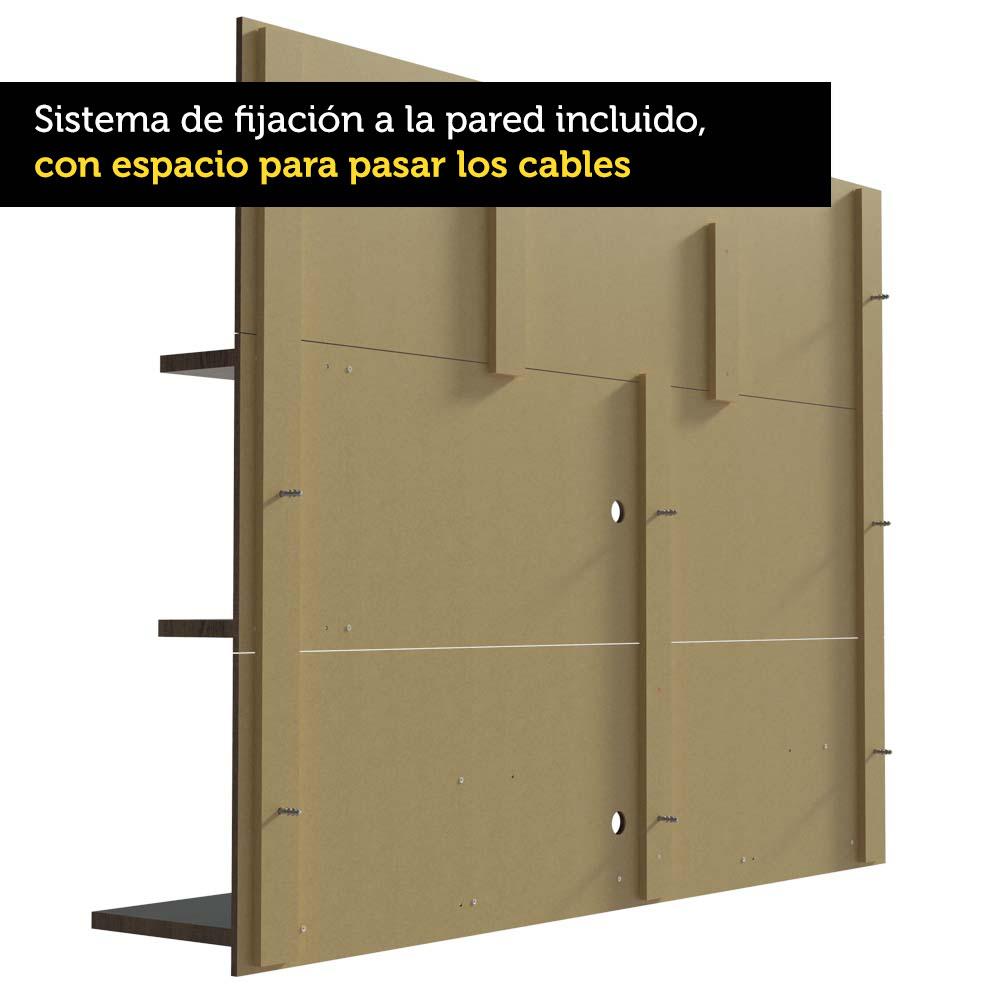 Foto 7 pulgar | Panel Para Tv Hasta 60 Pulgadas Madesa Alfa Marrón