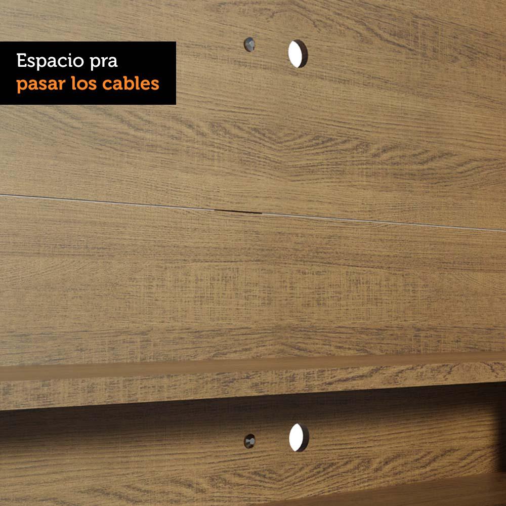 Foto 8 pulgar | Panel Para Tv Hasta 60 Pulgadas Madesa Alfa Marrón