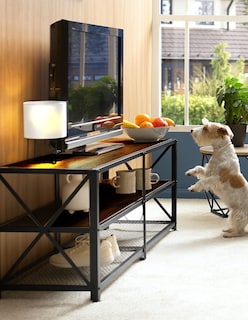 Foto 4 | Mueble para Tv Bluelander de 60 Pulgadas con Estante Organizador de 3 Niveles Café