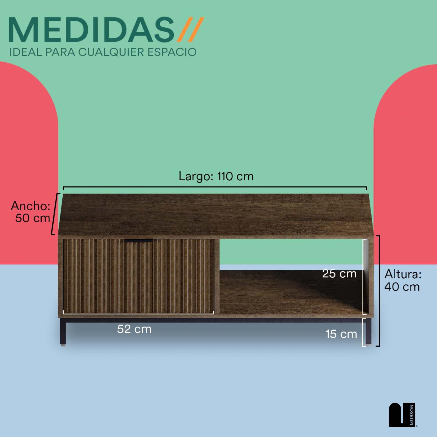 Foto 5 | Mesa Para Tv Mubson. Centro De Entretenimiento Niza