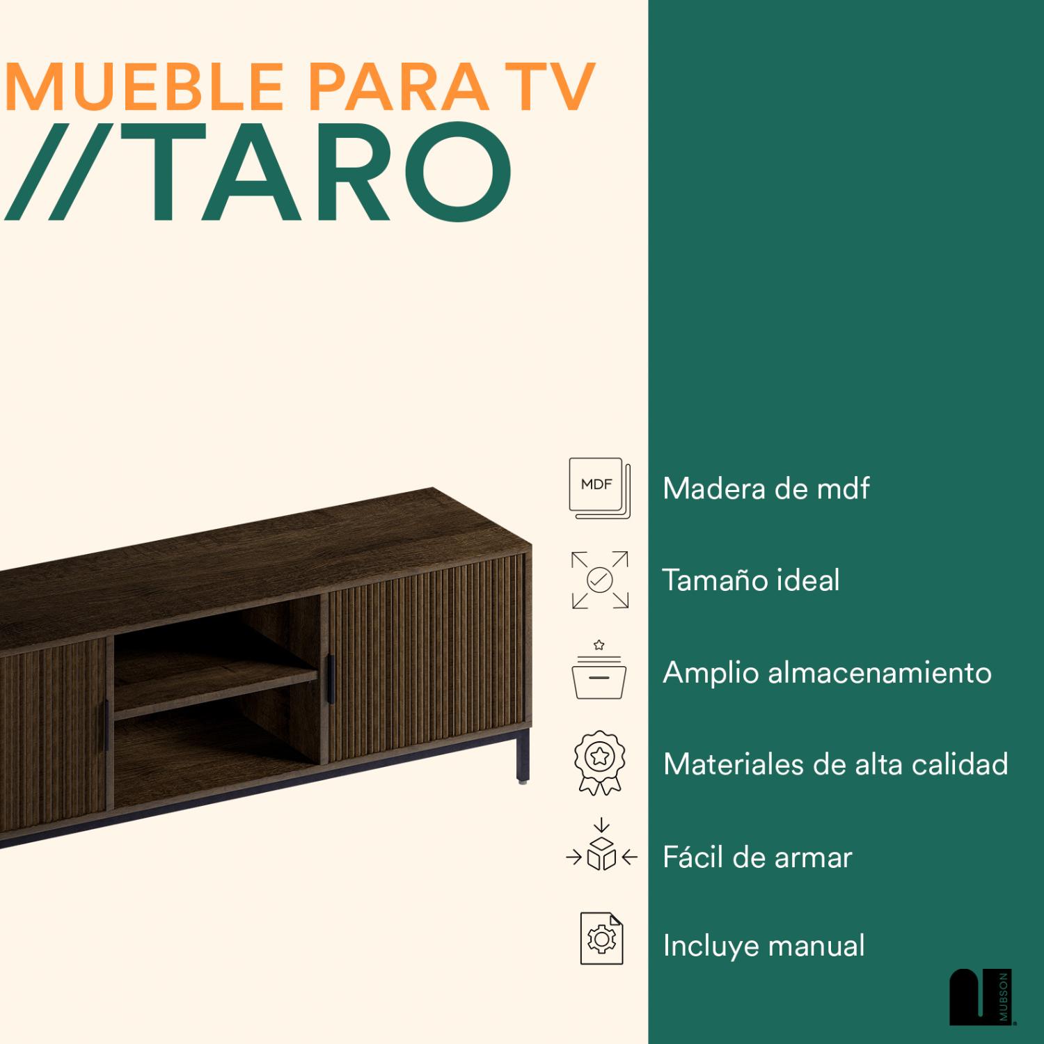 Foto 2 | Mesa Para Tv Mubson. Centro De Entretenimiento Taro