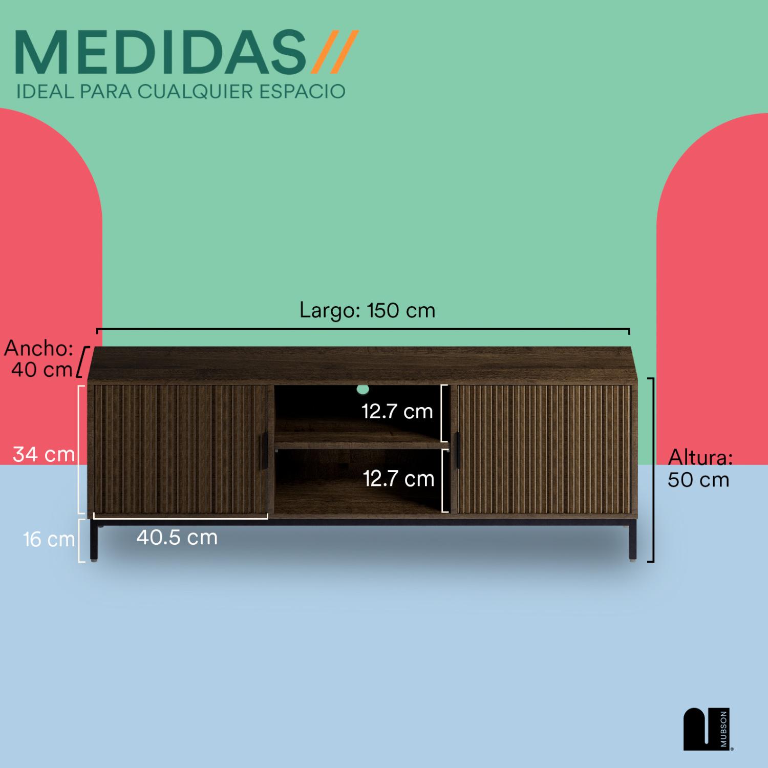 Foto 5 | Mesa Para Tv Mubson. Centro De Entretenimiento Taro