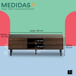 Foto 5 | Mesa Para Tv Mubson. Centro De Entretenimiento Ravena