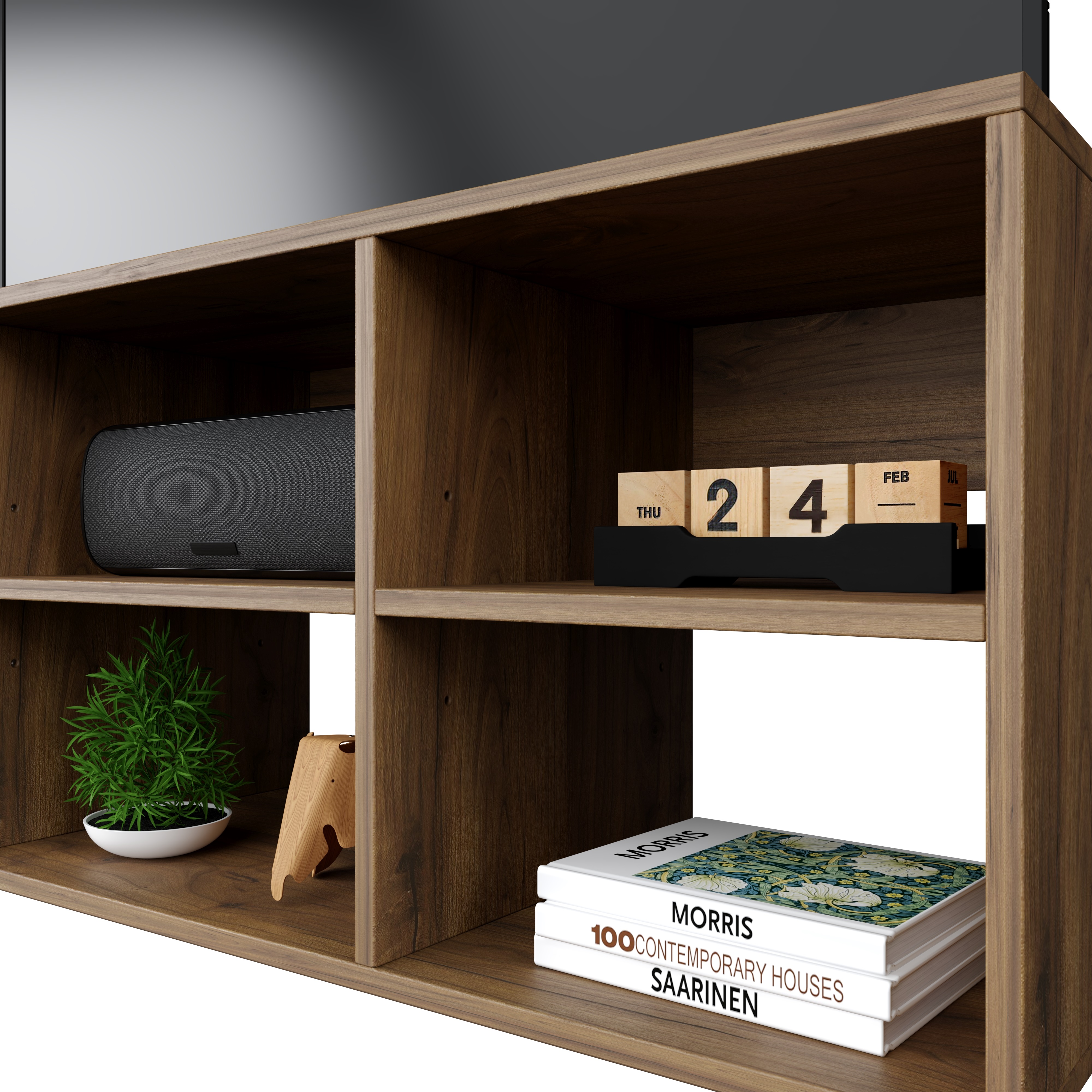 Foto 4 pulgar | Mueble de Tv Zen Moru Latte