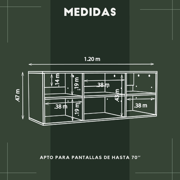 Foto 7 pulgar | Mueble de Tv Zen Moru Latte