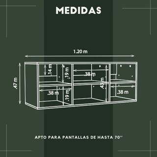 Foto 6 | Mueble de Tv Zen Moru Blanco