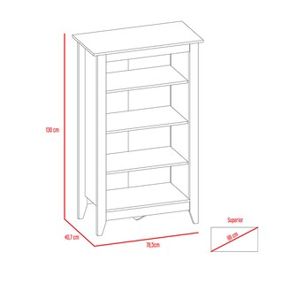 Foto 8 | Combo Siruel Incluye Librero Bajo, Mesa de Centro y Rack Para Tv Virtual Muebles