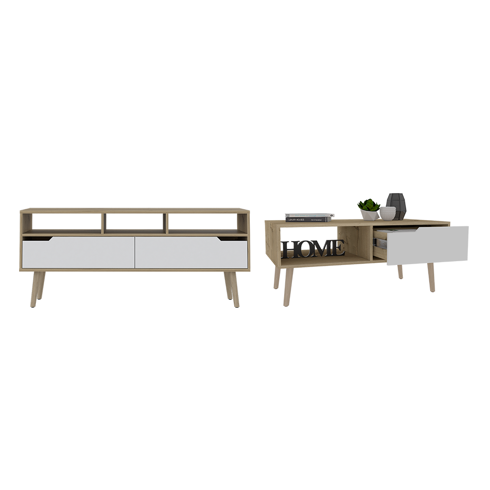 Combo Astrid, Incluye Rack Tv Y Mesa De Centro