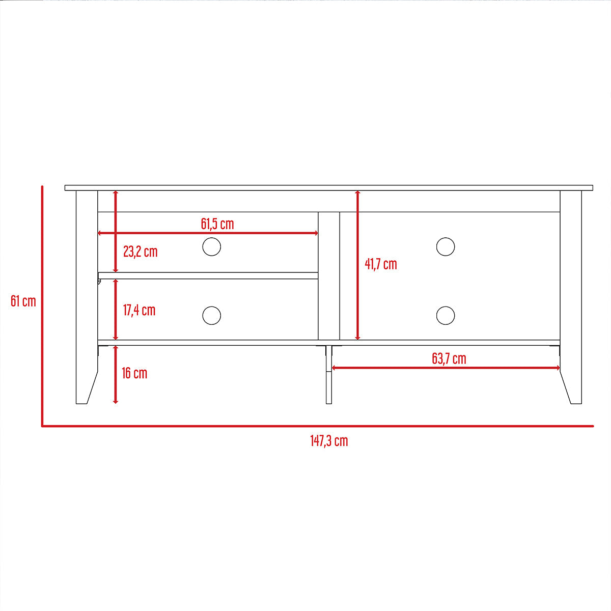 Foto 7 pulgar | Combo Jaco Incluye Librero y Rack para Tv Virtual Muebles