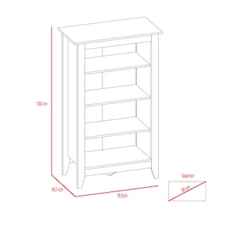 Foto 7 | Combo Jaco Incluye Librero y Rack para Tv Virtual Muebles