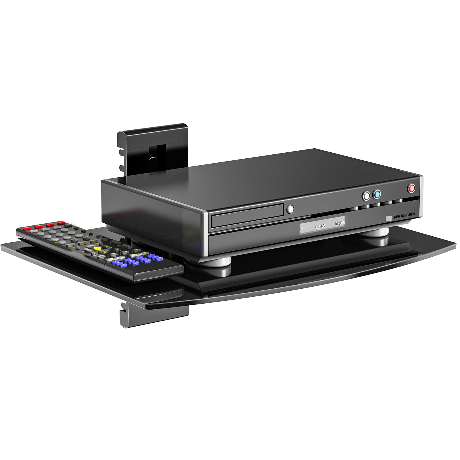 Foto 1 | Estante Flotante Para Centro De Entretenimiento Wali Cs201b, Color Negro - Venta Internacional.