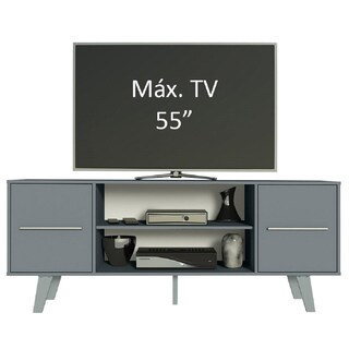 Foto 6 | Mueble Mesa Para Tv Rack Copenhaguen Madesa Hasta 55'' 02