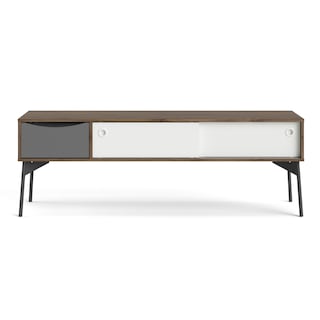 Foto 1 | Mueble Para Tv Alterego Multicolor Con 1 Cajón Y 1 Puerta Deslizante Para Almacenamiento. Estructura De Mdf Y Patas