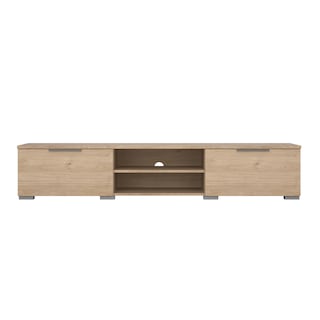 Foto 1 | Mueble De Tv Color Madera 2 Puertas 1 Entrepaño Hecho De Madera Industrializada 173cm (ancho)*40cm (profundo)