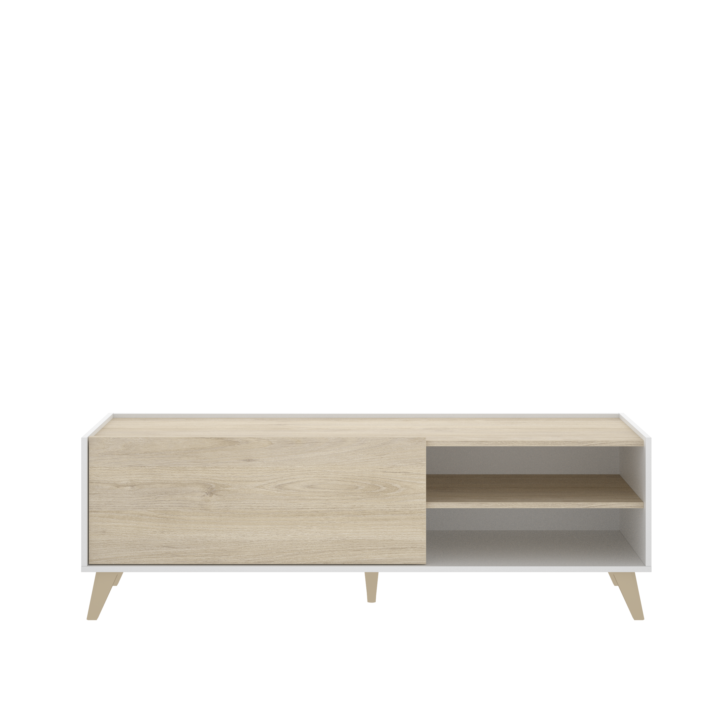 Mueble de TV Alterego con 1 Puerta Abatible de Madera Industrializada