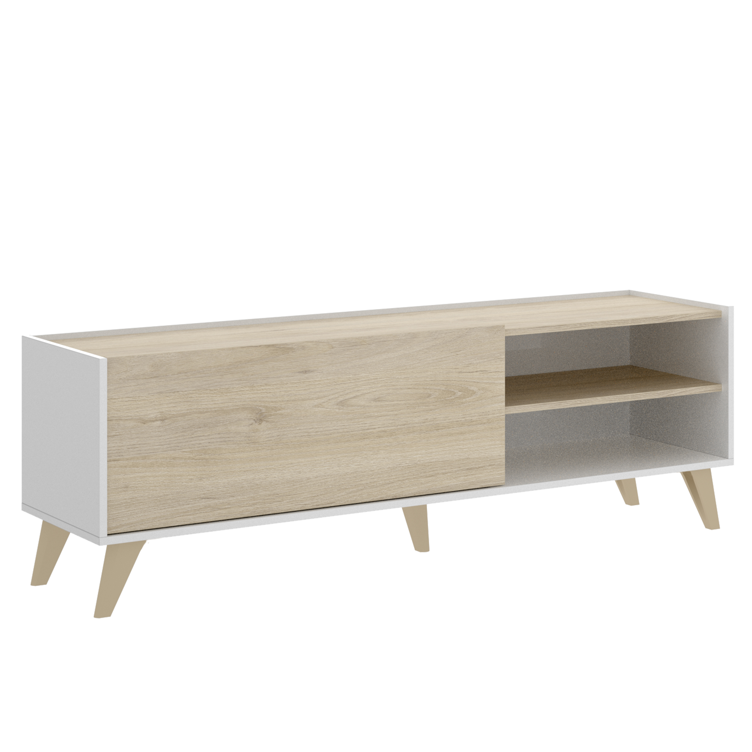 Foto 3 pulgar | Mueble de TV Alterego con 1 Puerta Abatible de Madera Industrializada