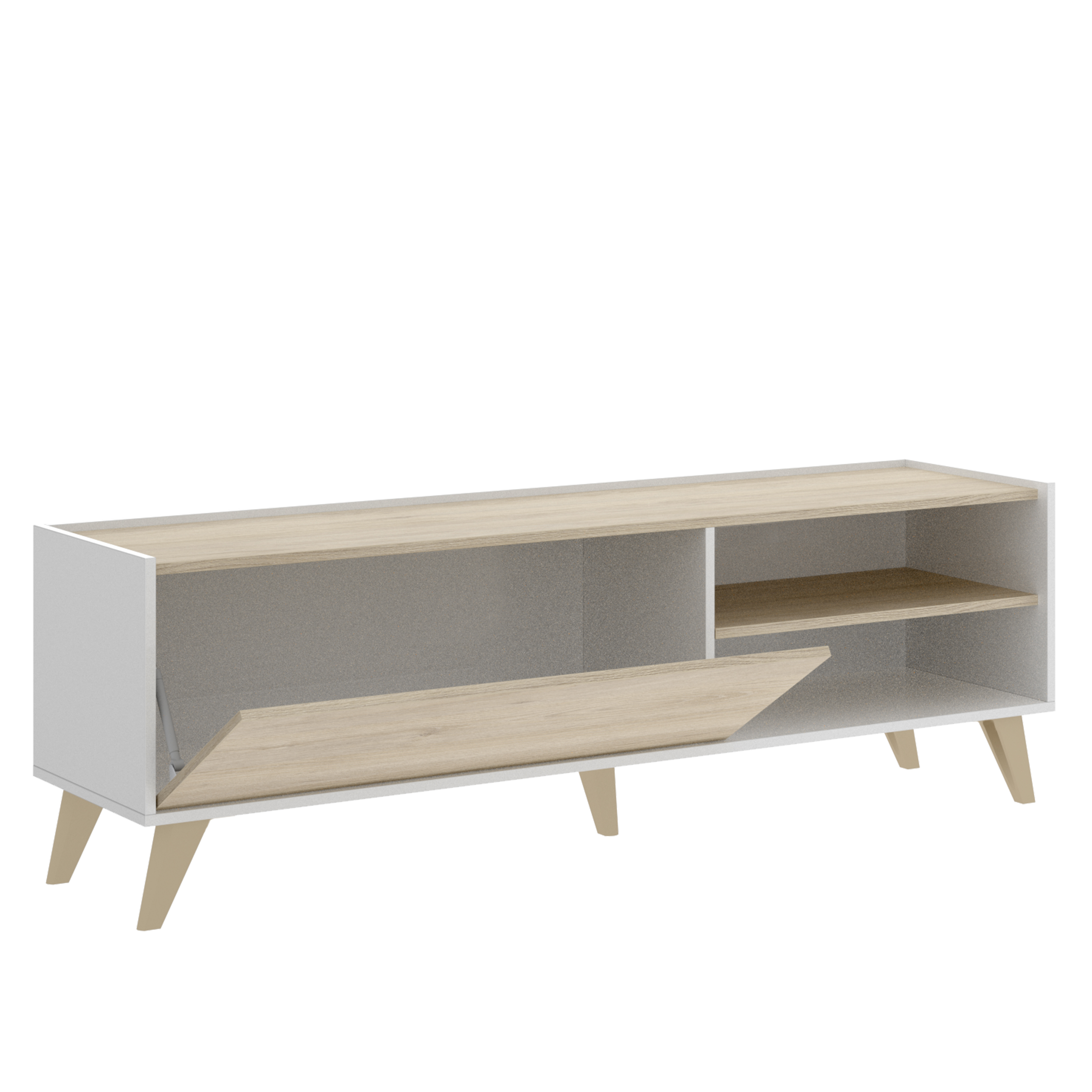 Foto 4 pulgar | Mueble de TV Alterego con 1 Puerta Abatible de Madera Industrializada