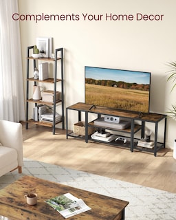 Foto 4 | Mesa para Tv Vasagle Marrón