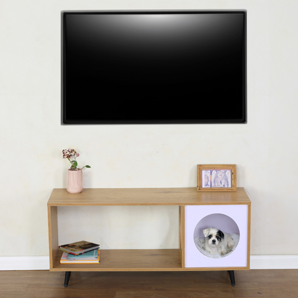 Foto 5 pulgar | Ilios Innova | Mueble Para Tv Con Espacio Para Mascota Y Almacenaje, Mueble Versátil Y Funcional Para Tu Hogar