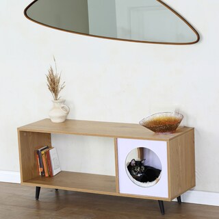 Foto 5 | Ilios Innova | Mueble Para Tv Con Espacio Para Mascota Y Almacenaje, Mueble Versátil Y Funcional Para Tu Hogar