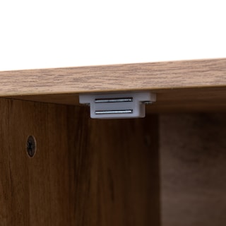 Foto 7 | Mueble De TV Top Living Vigan con Estantes Y Puertas De Ratán Natural